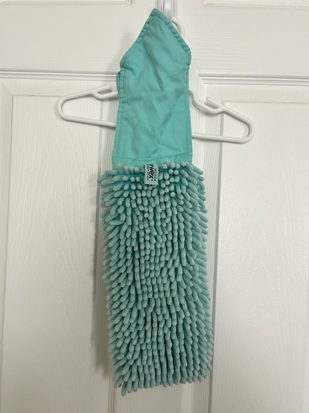 Norwex Sea Mist Chenille Bath hand towel